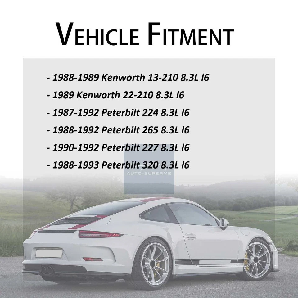 Труба шланга охлаждающей жидкости радиатора к радиатору для Peterbilt 265 8,3 л 1988-1992 - Изображение 2 из 4