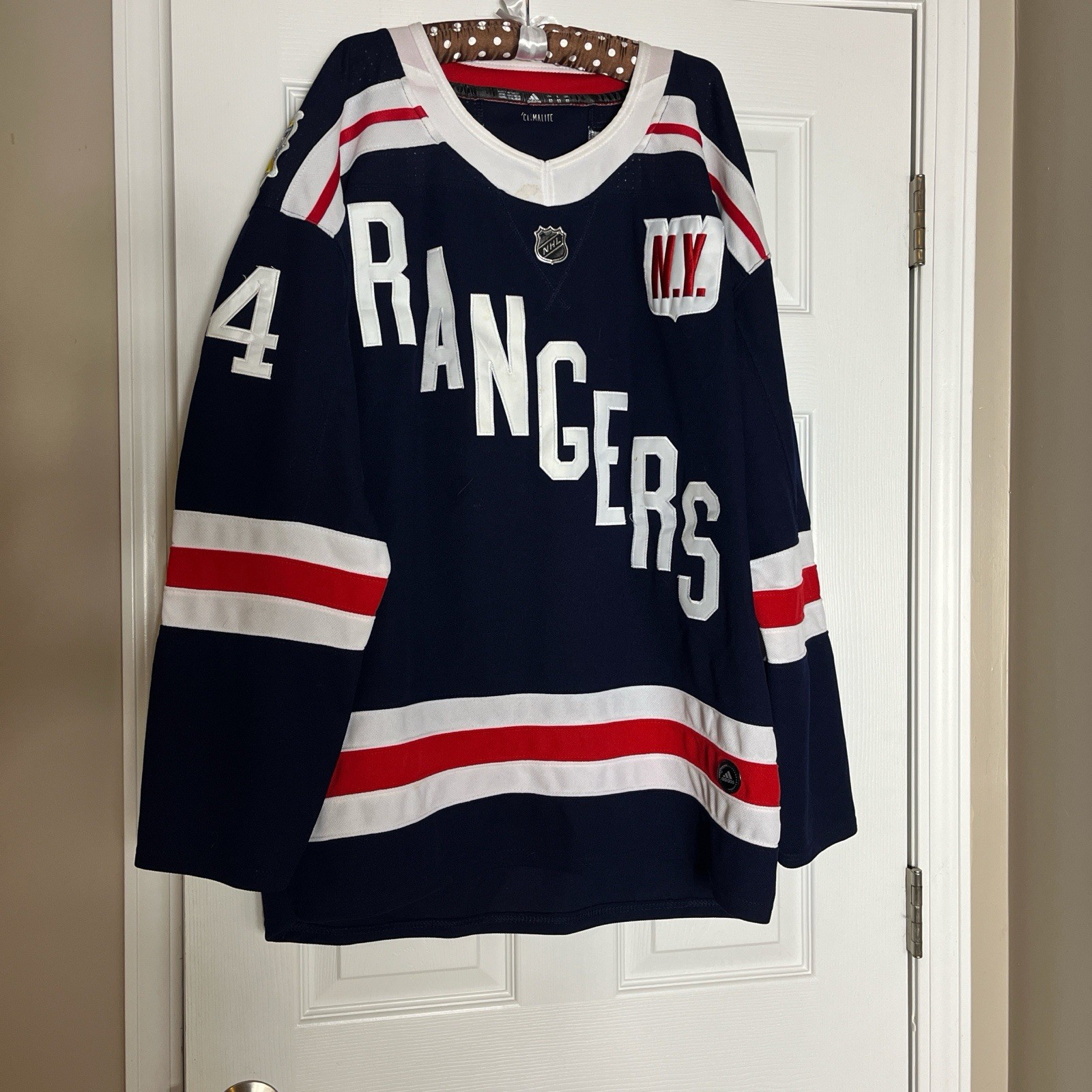 New York Rangers #24 Kakko 2018 Winter Classic Jersey Size 56