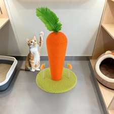Cat Scratching Post, Cute Carrot Scratching Post, Cat Scratcher for Indoor Cats