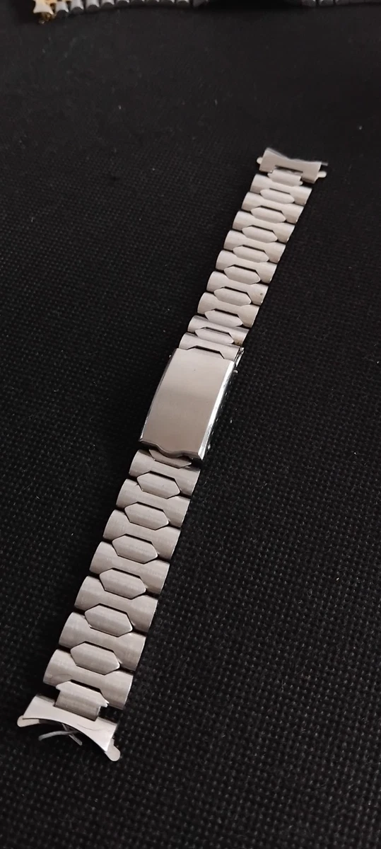 ZENITH steel bracelet from the 70s - produced by NSA Swiss made - 18mm