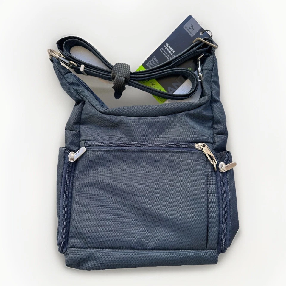 Travelon Unisex Adulto Talla Única Antirrobo Clásico Poli Bolso Mensajero Medianoche Foto 4 de 4