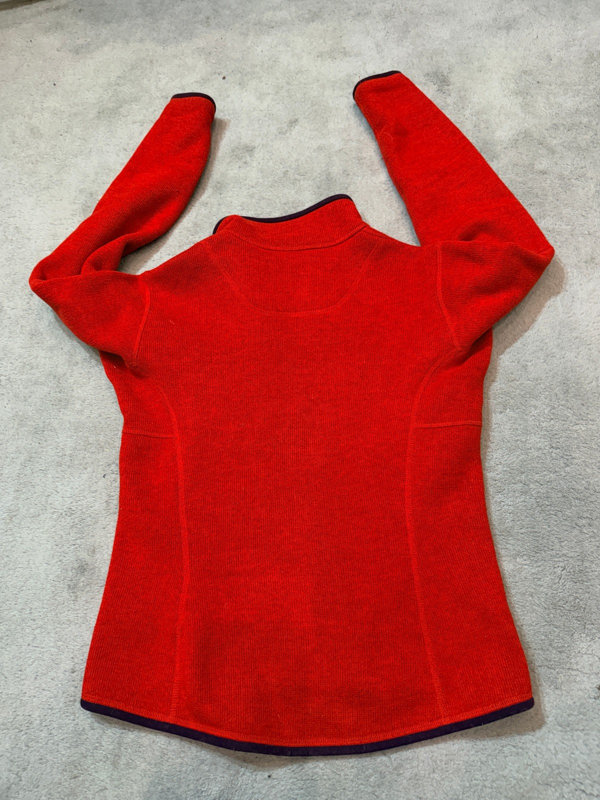 ARC'TERYX COVERT CARDIGAN WOMEN'S FLEECE JACKET RED HIKING TREKKING SIZE S thumbnail 4