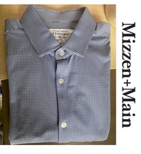 Mizzen Main Men'sPerformance Dress Shirt XX-Large Trim Fit Custom