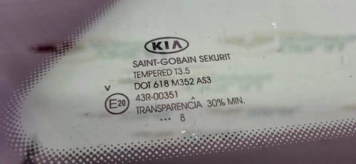 KIA CEE'D SW ED szyba drzwi tylna prawa 43R00351 1.60 benzyna 27529433 - Zdjęcie 5 z 6