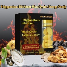 Polygonatum-Sibiricum Maca Oyster Extract Tablet Candy, Herbal Energy Supplement