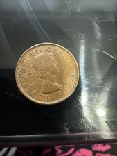 1962 Double Date 1 Cent Canada Copper Elizabeth II