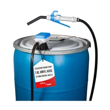 TERA PUMP - Electric Powered 55 Gallon Drum Barrel Pump | Quick Stop Flow Con...