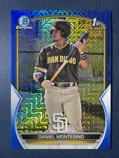 2023 Bowman Chrome 1st Bowman Daniel Montesino #BCP-114 Blue /150