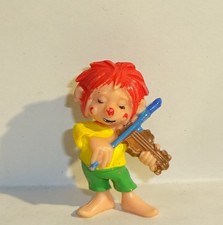 LUSTIGER MUSIKANT *Geige hellbraun* Der kleine Kobold Pumuckl 1985 ORIGINAL