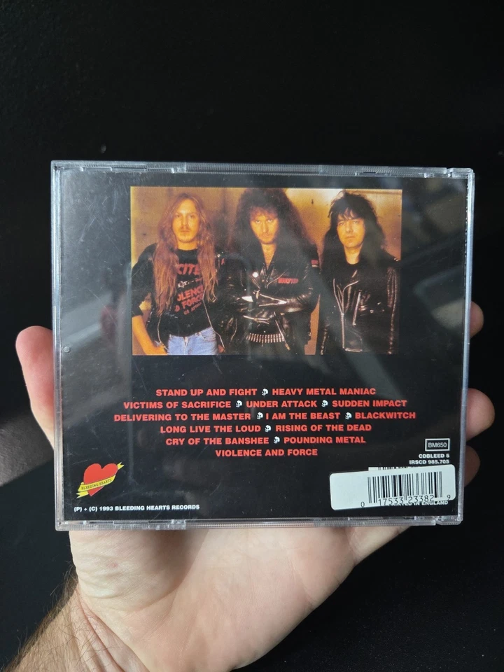 Exciter Better Live Than Dead Cd 1993 OG UK Press Bleeding Hearts EX OOP RARE Foto 4 de 4