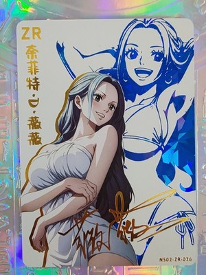 Karte One Piece Goddess Story WAIFU Nami Nico Robin Boa Hancock Vivi Sexy Holo