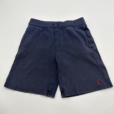 Polo Ralph Lauren Short Boys M 10-12 Y Blue Pockets Logo Embroidered. 44925