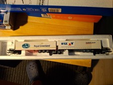 Roco HO DC 1924 Auto + Waggon Road Railer in OVP njcht bespielt