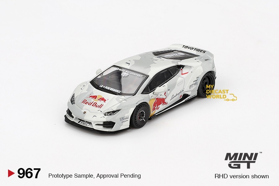 MINI GT LB★WORKS Lamborghini Huracán 149 1:64 Mini GT #967 Lamborghini Huracan LB-WORKS ver. 2 Mad Mike