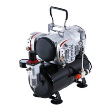 PRO Powerful Twin Cylinder Piston AIRBRUSH AIR COMPRESSOR w/ TANK Hobby T Shirt