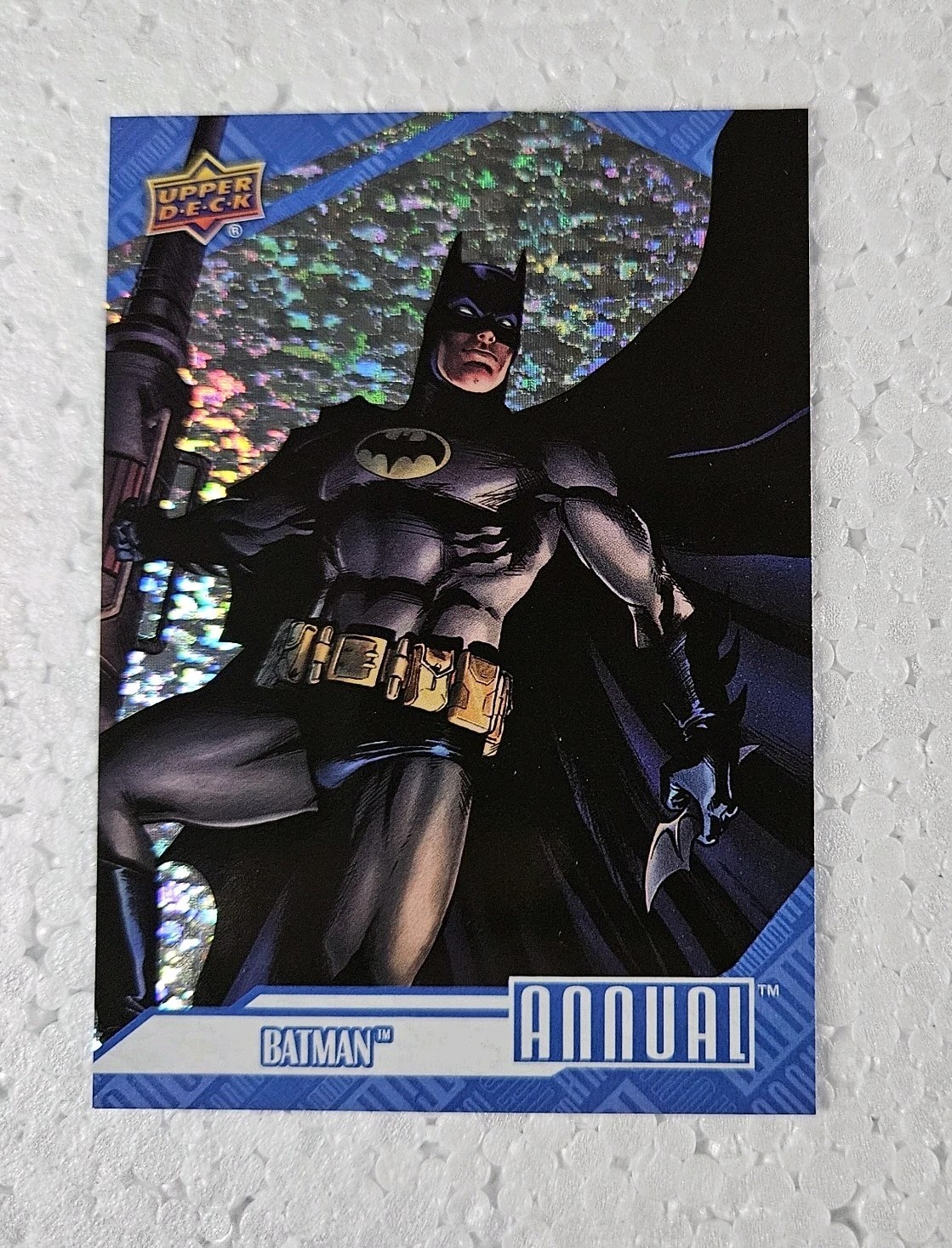 Upper Deck 2024-25 DC Annual Batman Card #2 Silver Sparkle Parallel