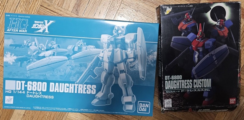 Bandai - HG 1/144 DT-6800 Daughtress & Daughtress Custom Gundam Model Kit - USA