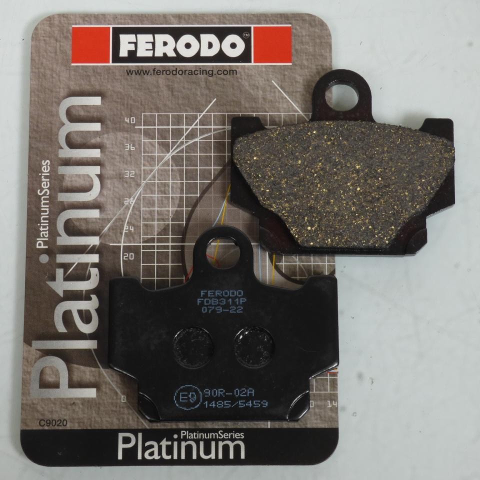 Plaquette de frein Ferodo avant en carbone organique pour Yamaha 125 SR