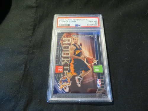 2009-10 Panini Adrenalyn XL Stephen Curry PSA 10 GEM MINT Rookie RC Future HOF?