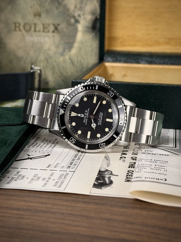 Rolex Submariner 5513 | Matte Dial | 1972/73 | Non Serif Dial | Box & Booklets - Image 3 of 4