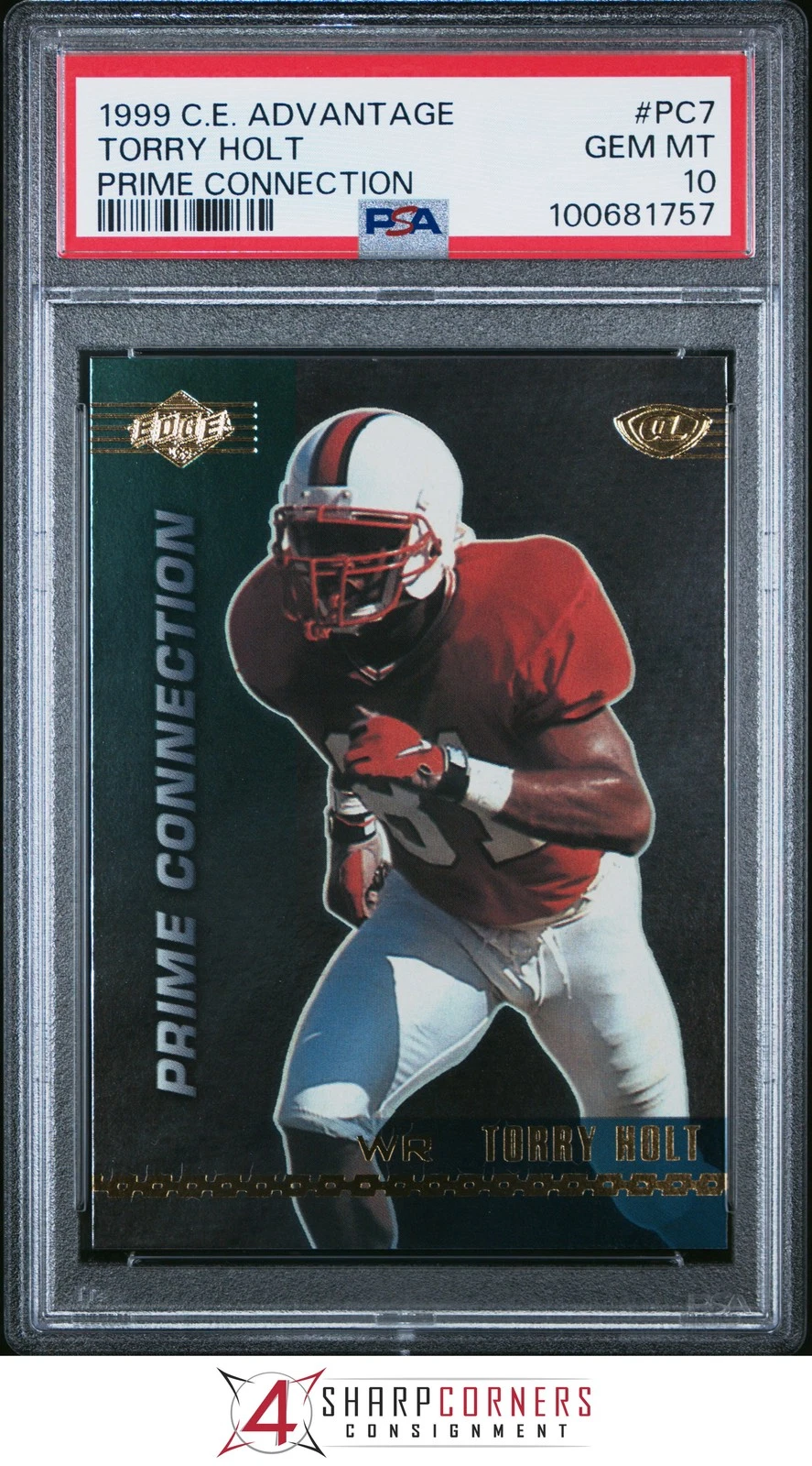 Torry Holt Collector's Edge Advantage Prime Connection #PC7 Base