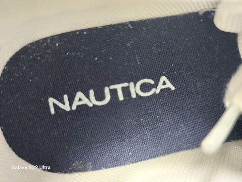 Nautica Damenschuhe Leder Schnürschuhe Sneaker weiß Größe 5,5 - Bild 7 von 9