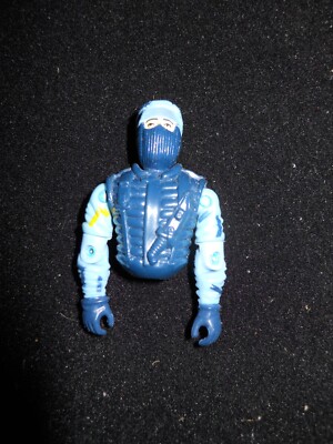 GI Joe ARAH 1987 Shockwave torso, head, arms - mint condition Hasbro parts find