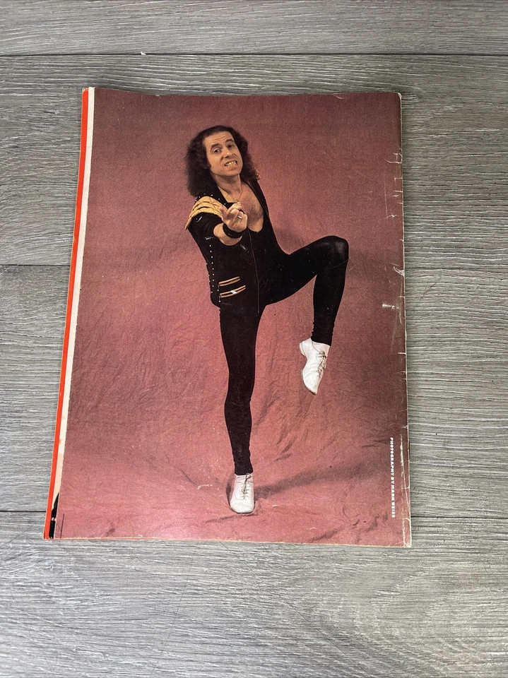 Faces Rocks Magazine August 1984. Motley Crue, Scorpions, Queen, Van Halen Foto 4 de 4