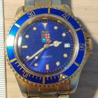 Orologio vintage quartz stile Marina Militare, probabilmente funzionante,  NOS | eBay
