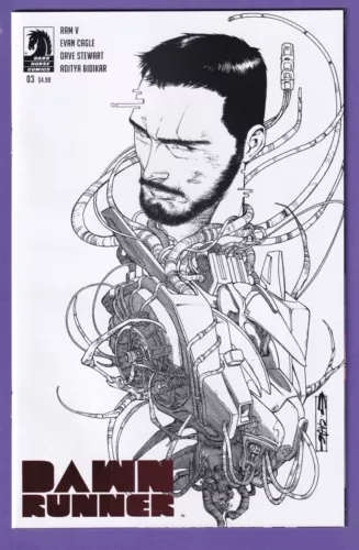 Dawnrunner #3 1:10 Cagle Foil Variant Actual Scans!