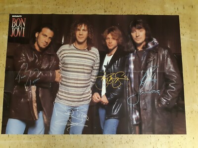 Poster  Jon Bon Jovi  Caught in the Act  A1, 55x80 cm, Bravo Germany