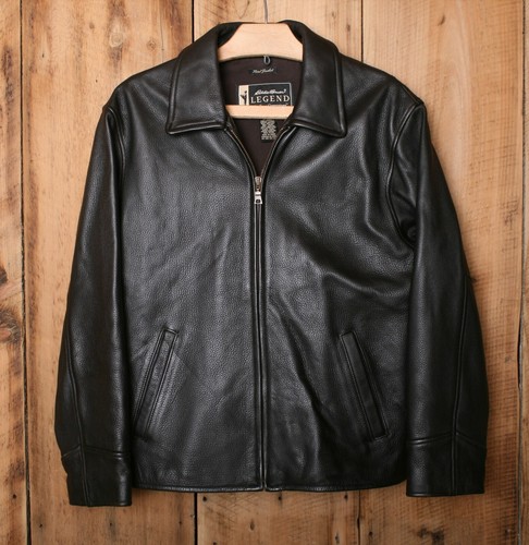 Pebbled Brown Leather Stine Jacket 