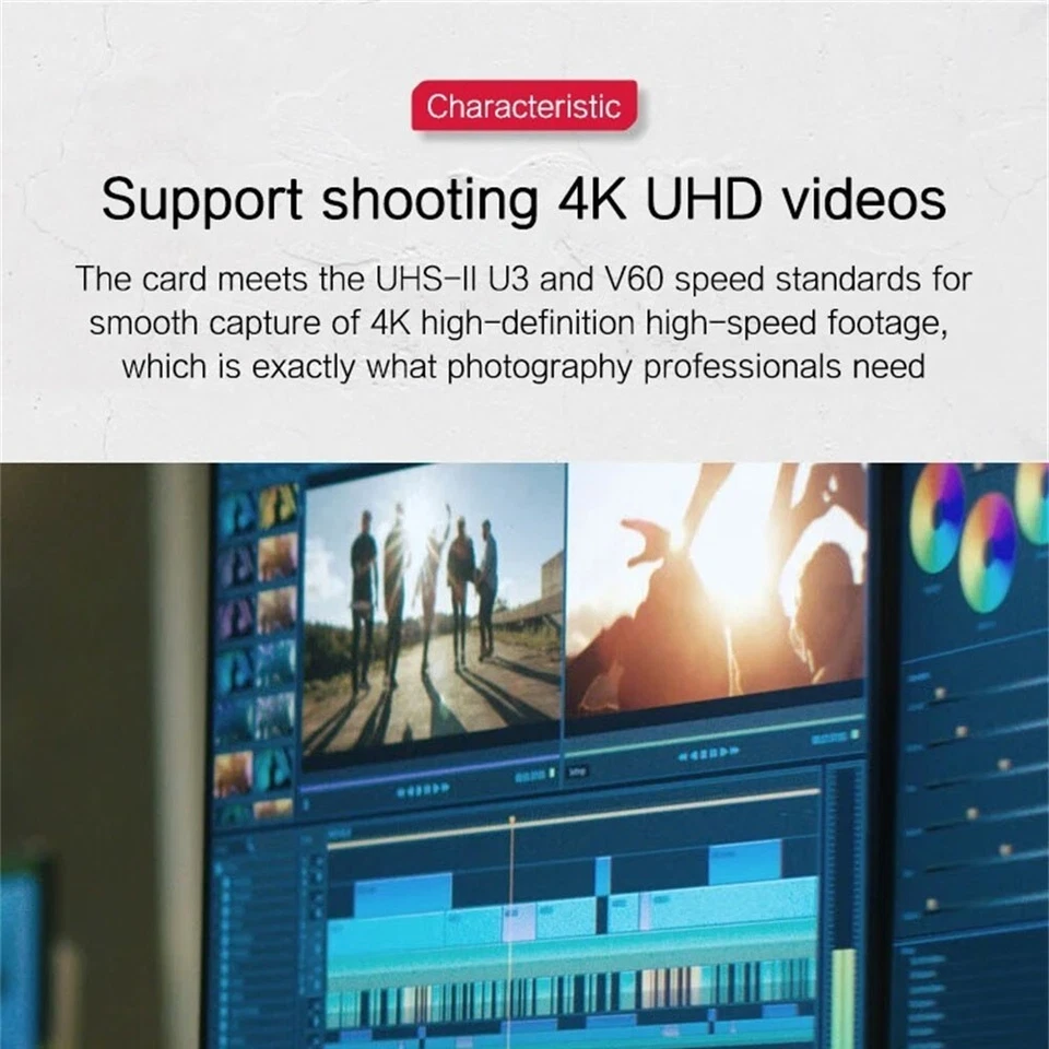 Kingston Canvas React Plus 128GB 256GB 512GB UHS-II V60 SD Memory Card 280MB/s - Image 4 of 4