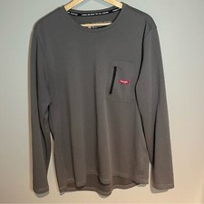 Men  s size large wrangler quarter zip ribbed sweatshirt