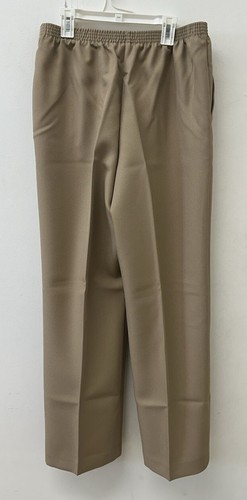 NWT - Choose Color / Size - Alfred Dunner Women's Solid Pull On Pant - Picture 3 of 9