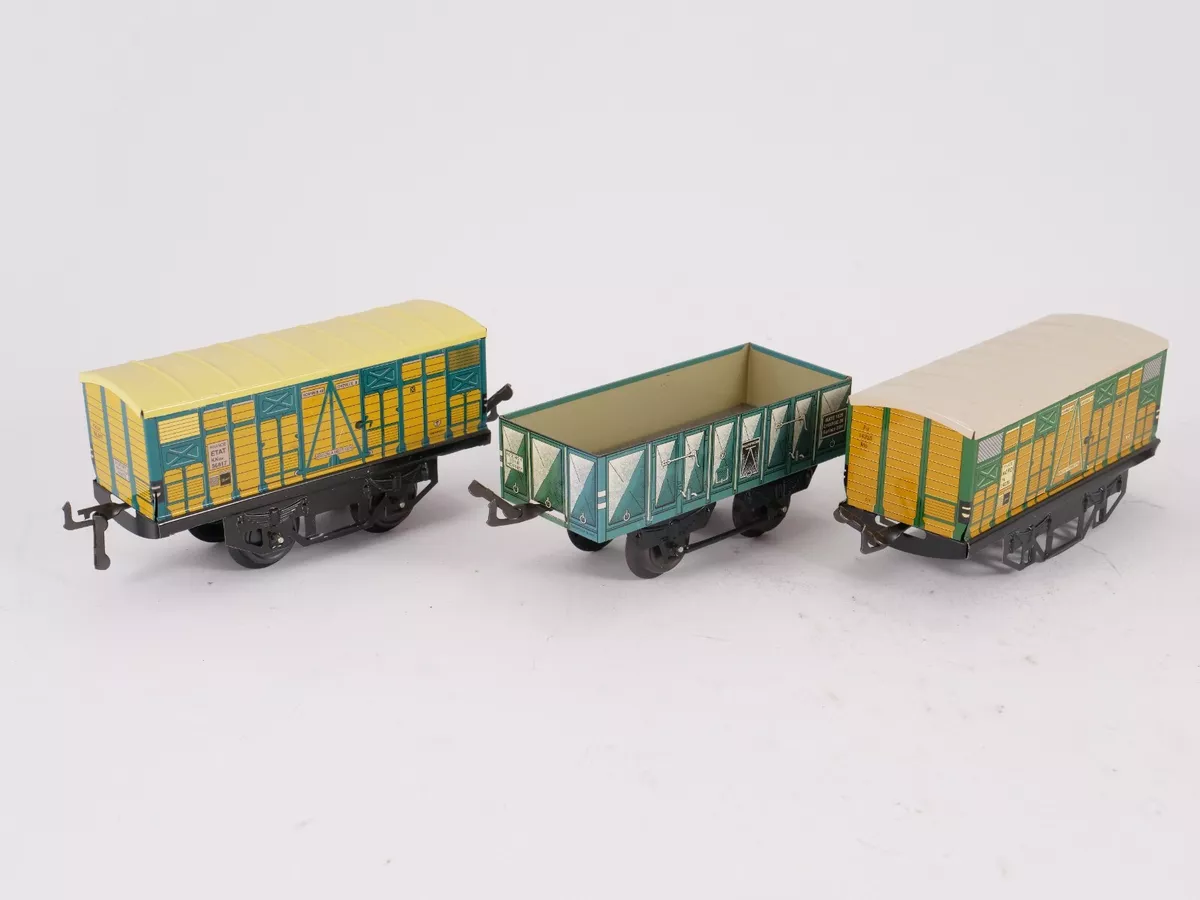 Hachette Hornby France Bundle 3 Wagons Goods Van Wagon Never