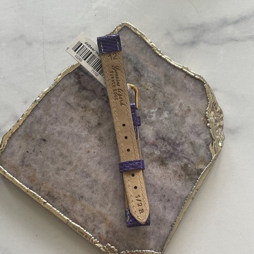 DeBeer Paris Watch band 12mm Violet lizard #345-12 Straps Bargains Deals sales - Picture 5 of 5