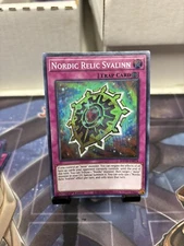 Yu-Gi-Oh! Nordic Relic Svalinn 1st Ed. BACH-EN074 Super Rare NM/LP x1