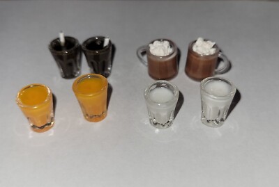 Dollhouse  Drink Assortment  Drinks Soda Orange Juice Milk Cocoa