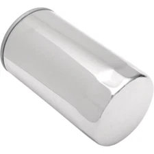Drag Specialties Magnetic Ring Oil Filter - Chrome - 5-1/2" Harley Davidson