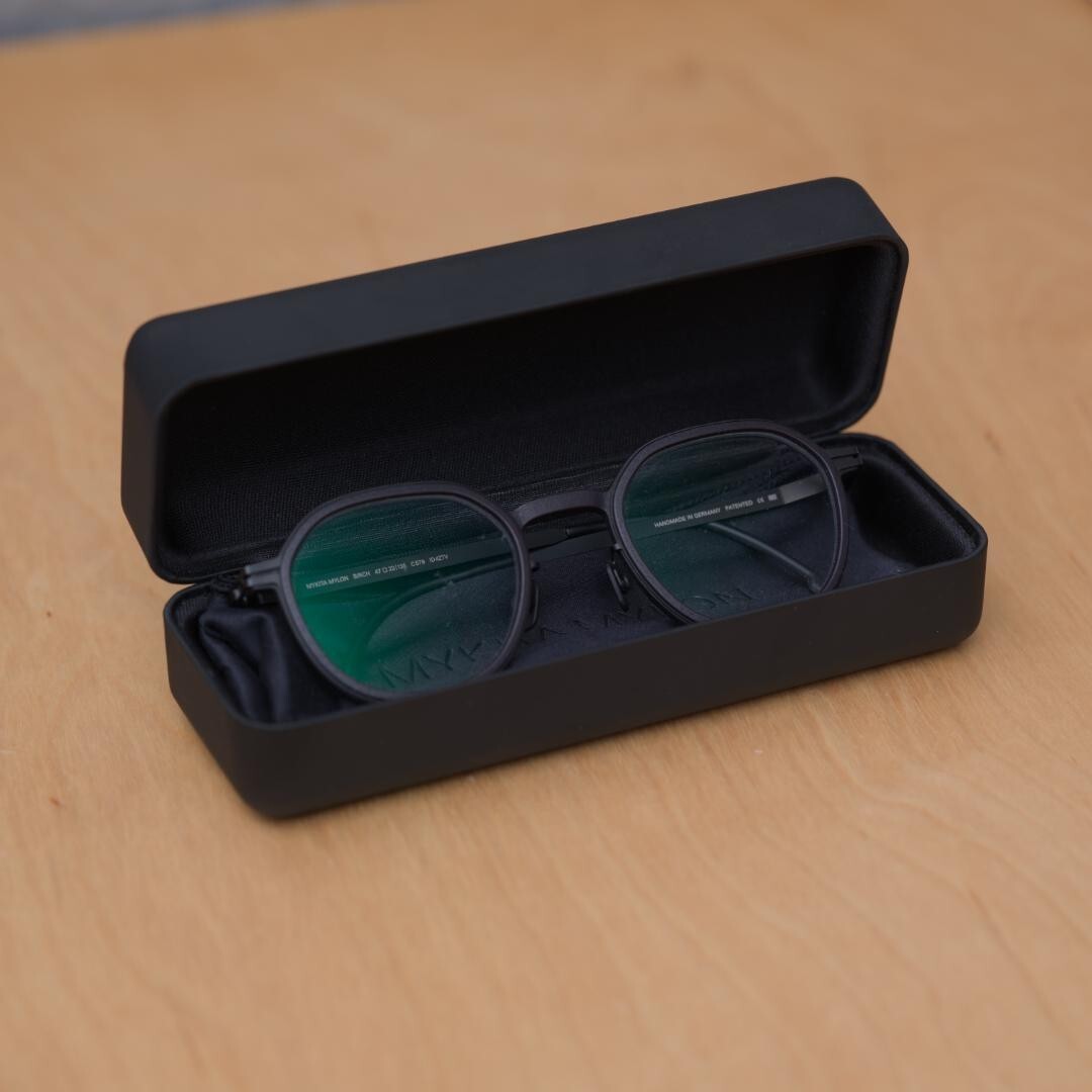 MYKITA BIRCH MH6 Pitch Black Sunglasses Eyewear Fashion