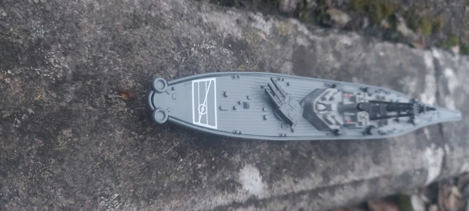 Motormax Appx 23 cm de largo diecast 76786 - acorazado - gris/marrón Foto 2 de 4