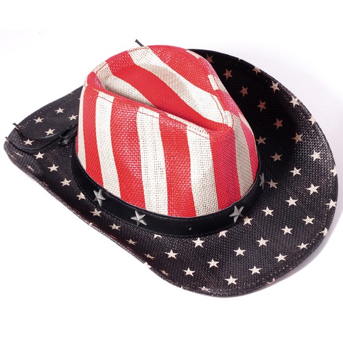 Felt Hat Western_Sequined Flag Western Cowboy Hat Glasses Square Scarf Cowboy HQ - Picture 73 of 82