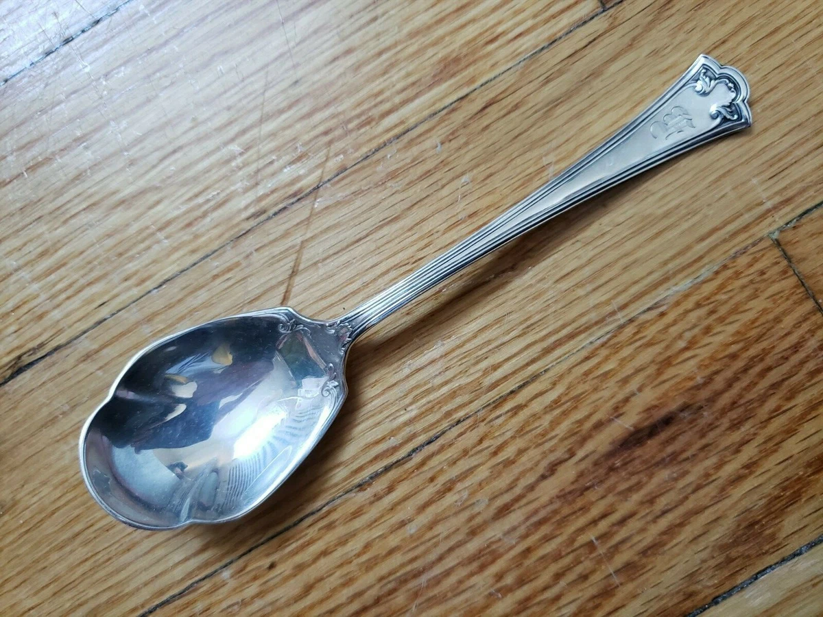ANTIQUE Vintage W.CO STERLING SILVER Spoon 6
