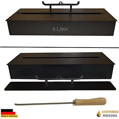 KAMINBAU MIERZWA 4 litro quemador etanol negro de gel y chimenea etanol Caminetti Cheminee Camino