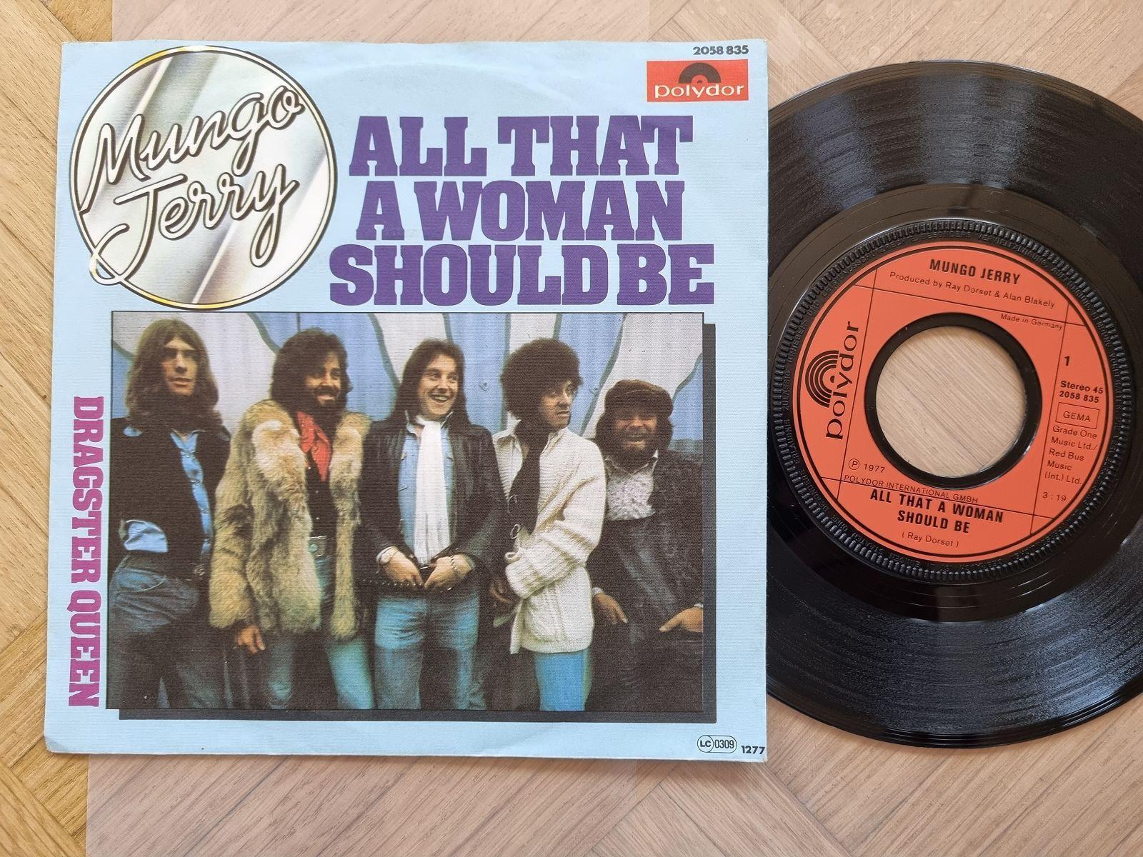 7"" Single Mungo Jerry - All that a woman should be Vinyl Germany