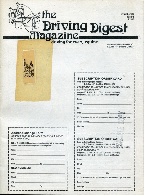 The Driving Digest Magazine, Number 22, 1984