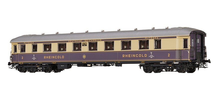 Brawa 46434 HO Type SB4ük DRG Epoch II RHEINGOLD EXPRESS TRAIN