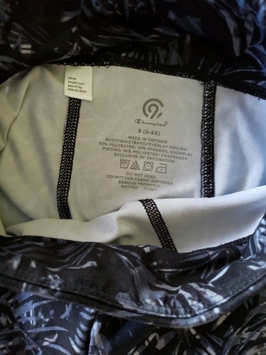 C9 Champion Girl's Capri Pants ~ Size Small (6-6X) ~ Black ~ Gray ~ White - Picture 5 of 6