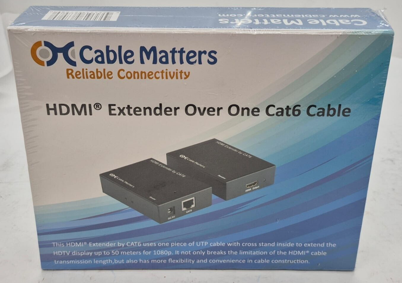 Cable Matters HDMI Extender by Cat6 Sealed